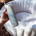 Stylish and practical water bottle, perfect for keeping expectant mothers hydrated throughout their birthing journey.