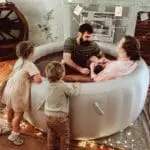 white birth pool hire