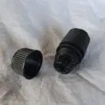 Durable hose connector designed for secure attachment and efficient water flow in birth pool setups.