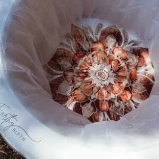 mandala liner birth pool earthy supplies homebirth freebirth neutral