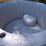 Comfortable inflatable seat designed for relaxation during labour, providing extra support and cushioning.