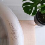 earthy birth pool hire white birthing pool homebirth home birth freebirth midwife doula baby newborn