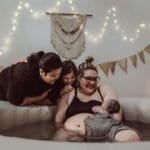 earthy birth pool hire white birthing pool homebirth home birth freebirth midwife doula baby newborn